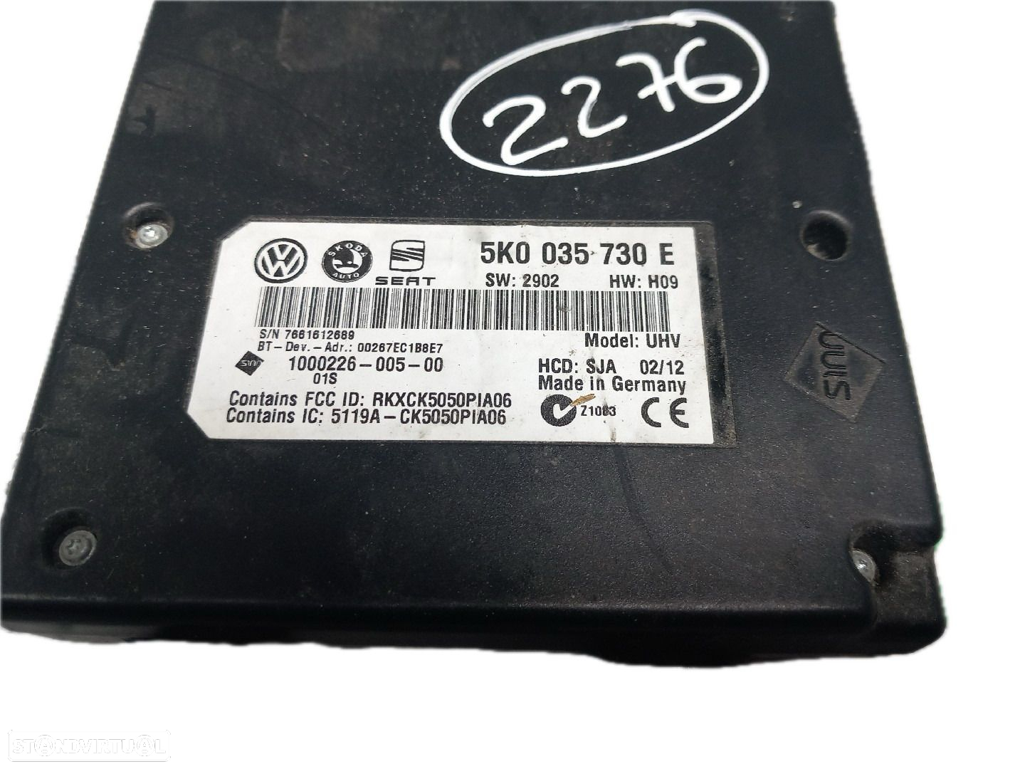 Módulo Eletrónico Skoda Superb Ii (3T4) - 3