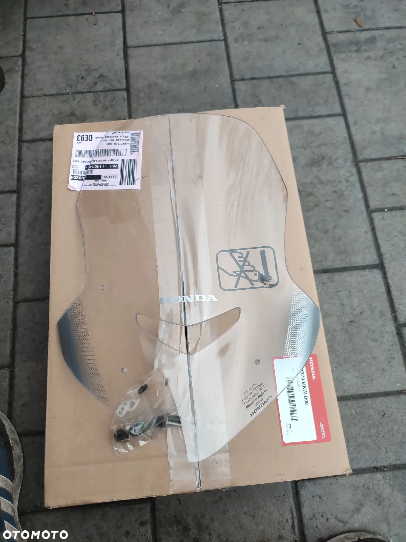 Szyba, szybka, owiewka przód Honda NC 750X - 1