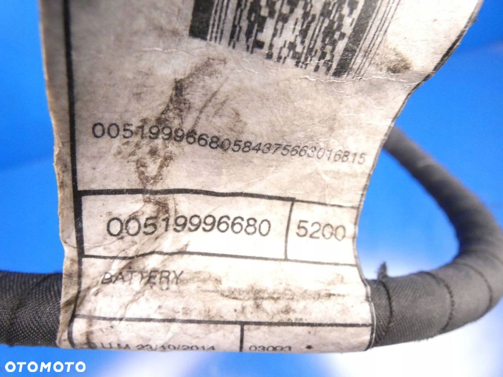 FIAT 500X 500 X KABEL PRZEWÓD MASOWY AKUMULATORA - 3