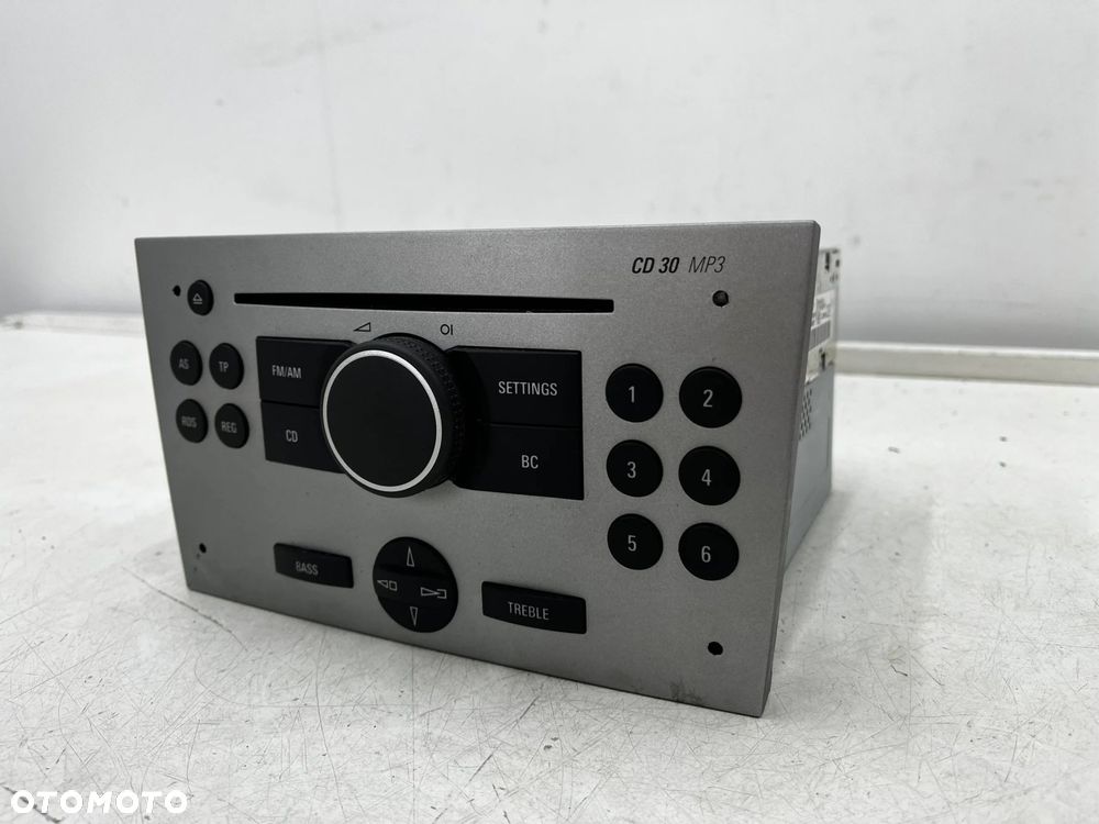 Radio Opel Meriva A Vivaro Vectra C Signum Corsa tuner CD 30 Blaupunkt fabryczny czytnik płyt panel - 3