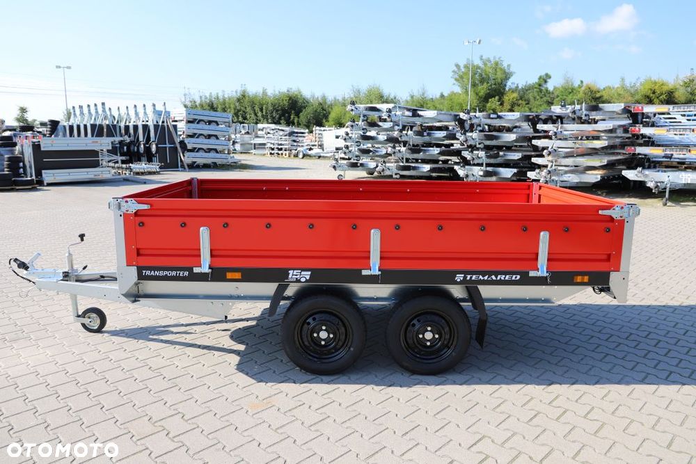 TEMARED TRANSPORTER LIMITOWANA EDYCJA  3015/2 0,75T 304x153x40 cm, dmc 750 kg, Full LED - 6