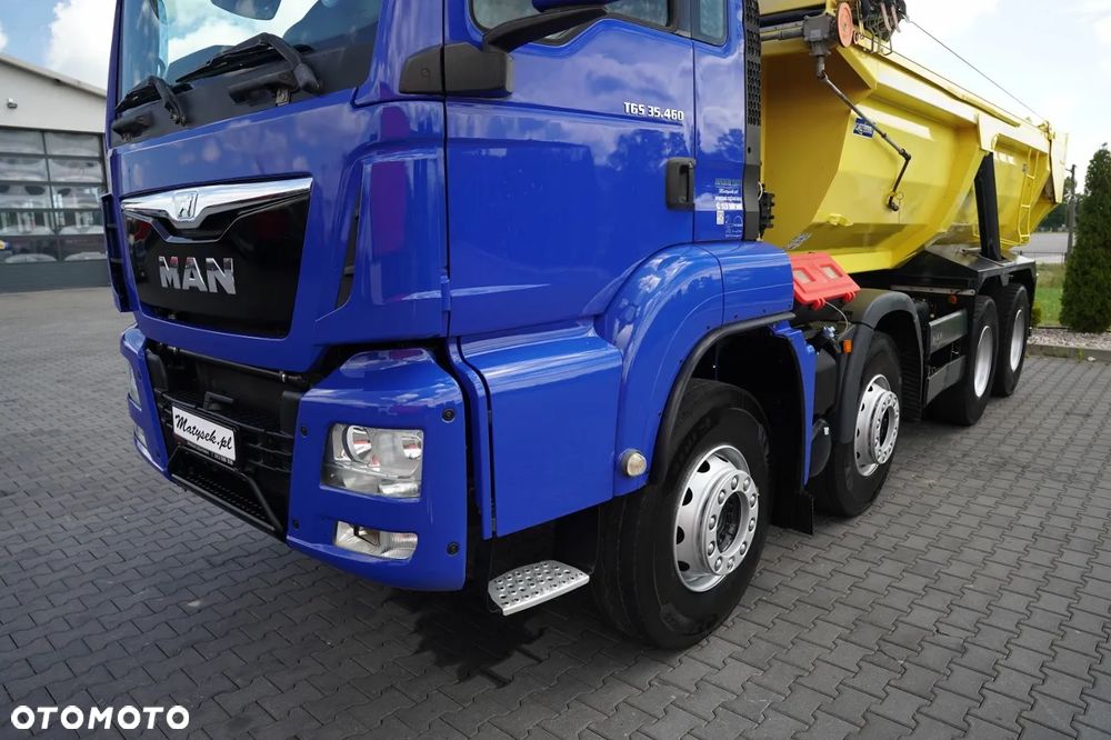 MAN TGS 35.460 / 8x4 / WYWROTKA TYLNOZSYPOWA / HYDROKLAPA / NAVI / AUTOMAT - 17