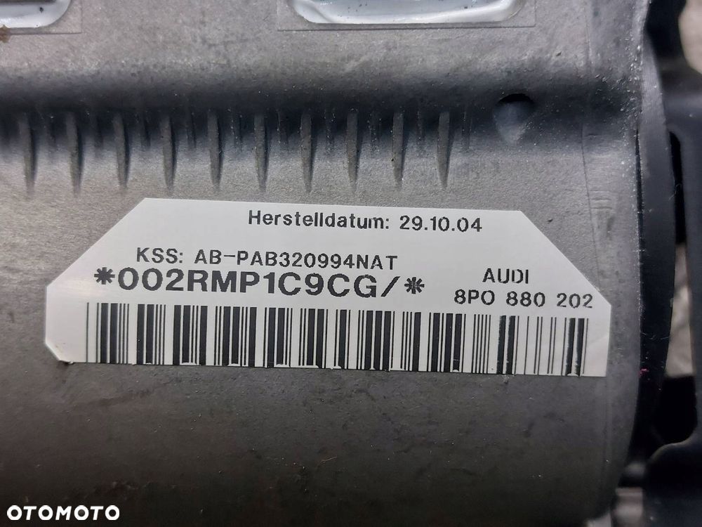 ZESTAW AIRBAG KOKPIT POSTRZAŁOWY AUDI A3 8P 8P0959655D 1K0959653 - 4