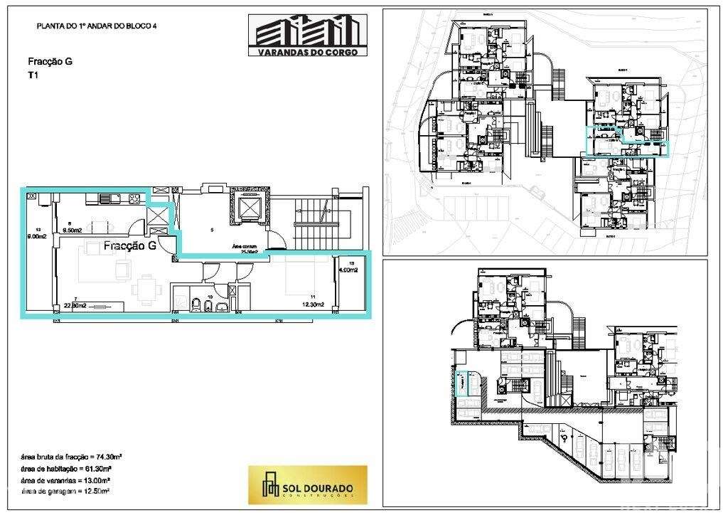 Apartamento T2 em Vila Real de 74,00 m2 - Grande imagem: 3/30
