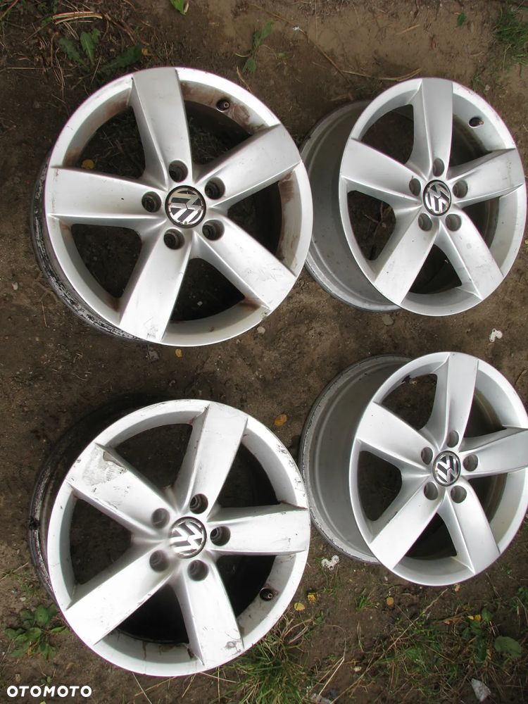 VOLKSWAGEN GOLF TOURAN PASSAT B7 JETTA FELGI 16" CALI ALUFELGI 5C0601025R - 1