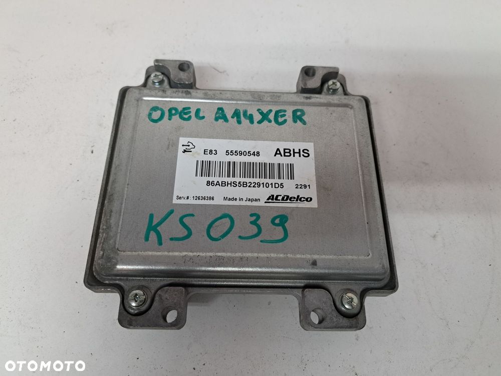 OPEL CORSA D A14 XER DKOMPUTER  STEROWNIK  SILNIKA 55590548ABHS - 1