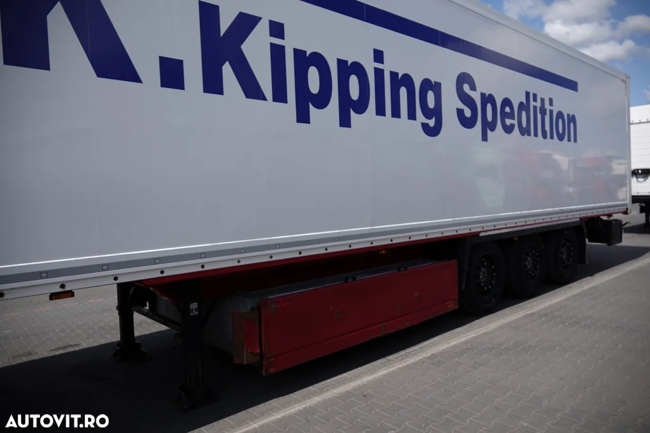 Krone CONTAINER / KOFFER / DOPPELSTOCK / COȘ PENTRU PALEȚI / AXĂ RIDICATĂ / IMPORTAT DIN GERMANIA - 10
