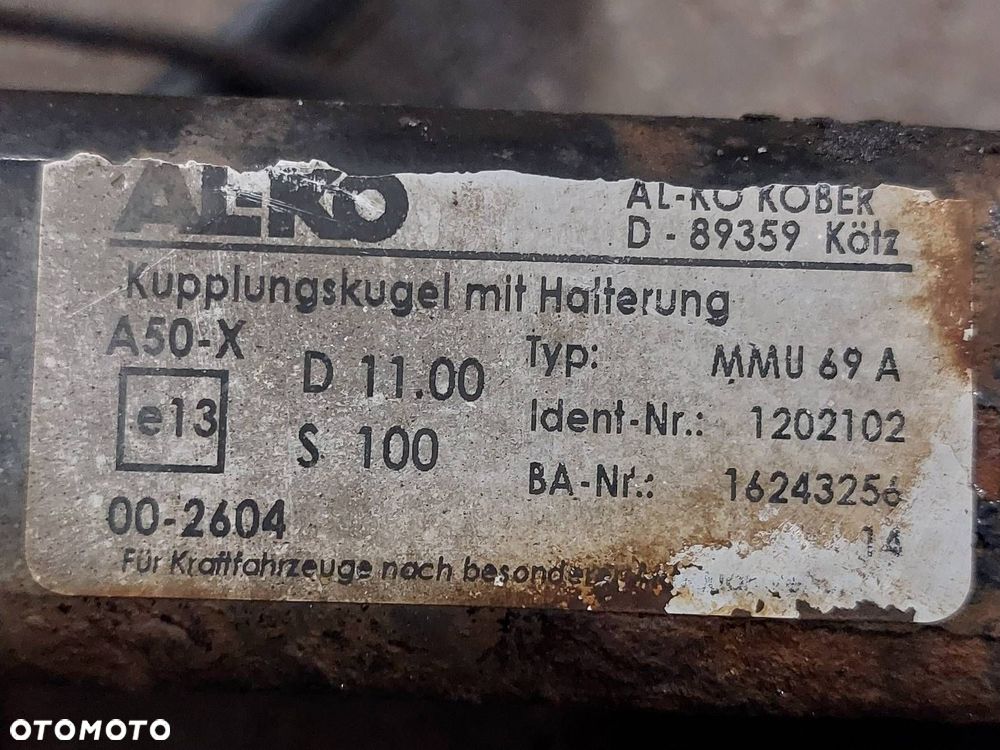 HAK HOLOWNICZY + TABLICZA + WIĄZKA + MODUŁ HAKA ECS OUTLANDER II - 4