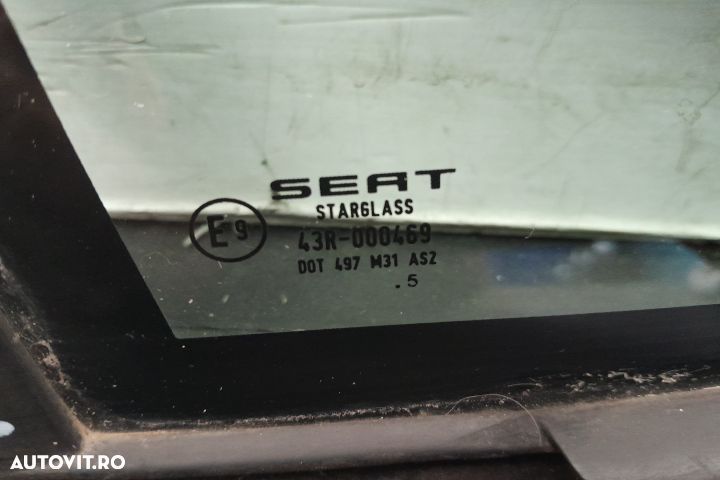 Geam usa fata dreapta 43R-000469 43R-000469 Seat Leon 2 1P [2005 - 20 - 3