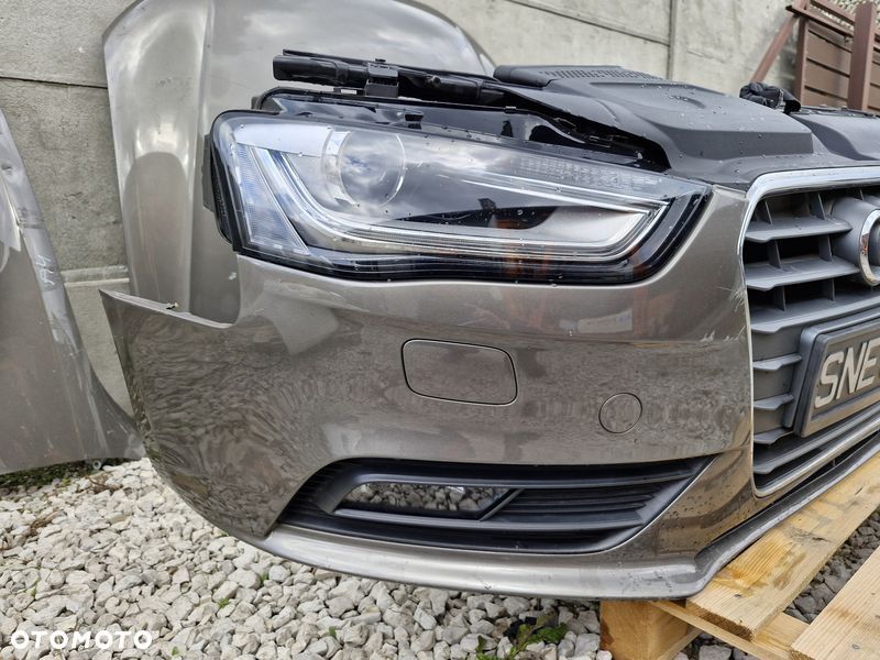 AUDI A4 B8 LIFT PRZÓD KOMPLETNY MASKA ZDERZAK LAMPA BŁOTNIK CHŁODNICE PAS - 7