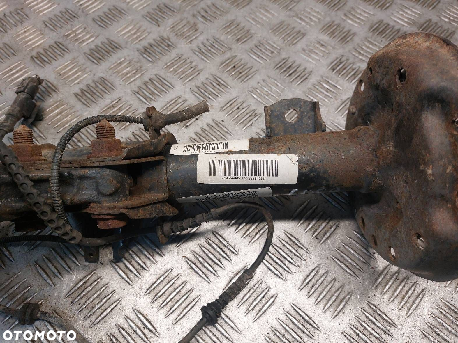 AMORTYZATOR SPRĘŻYNA ZWROTNICA PRAWY PRZÓD FIAT PUNTO 2012 51865488 - 4