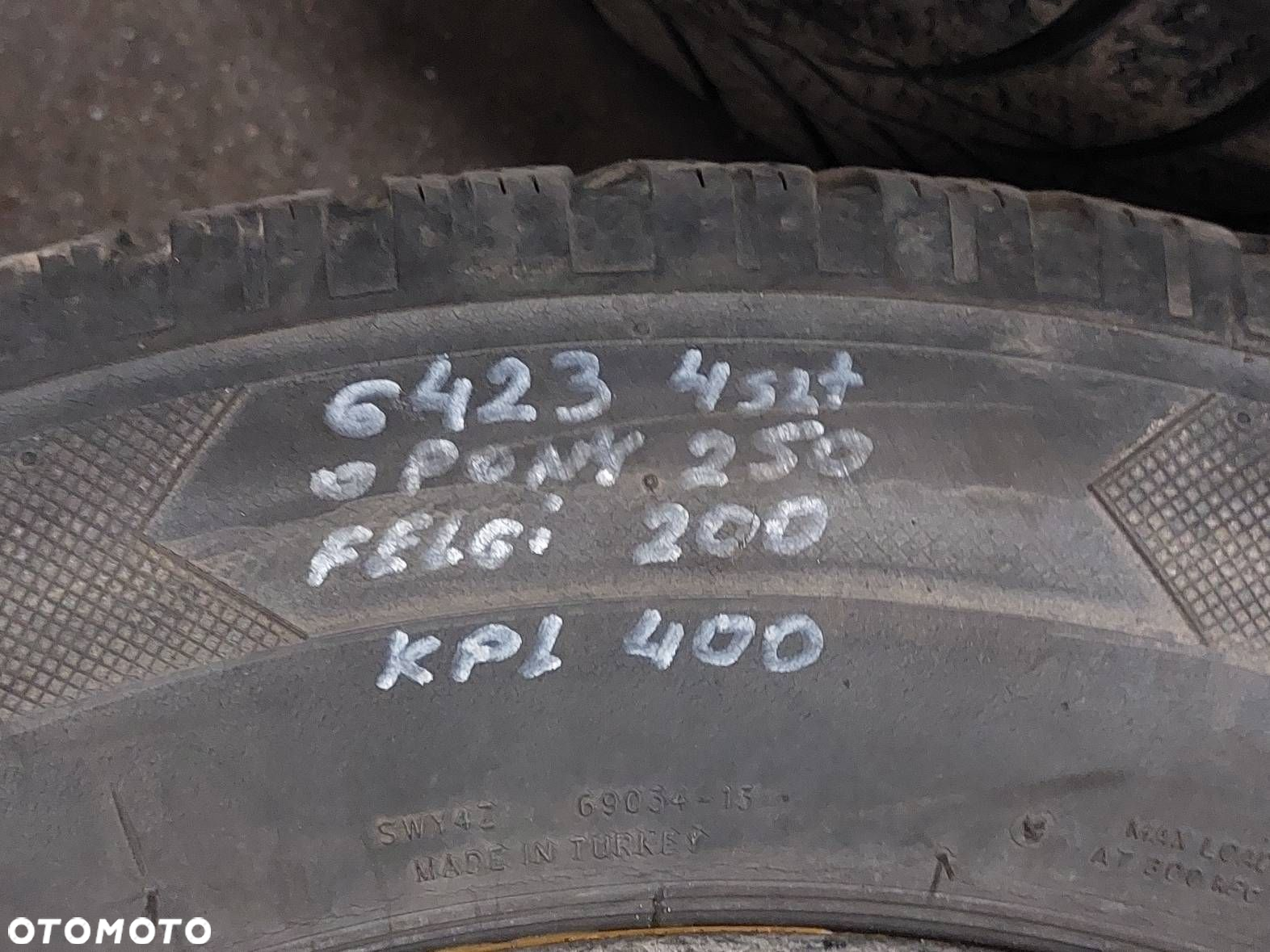FELGI STALOWE 4SZT 4x108 6Jx15 ET37 FI57,1 AUDI 80 B4 8A0601025G - 2