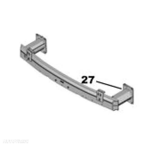 Armatura bara Citroen C5 Aircross, 03.2018-, Peugeot 4008, 2017-; 3008, 10.2016-, Fata, aluminiu, - 1