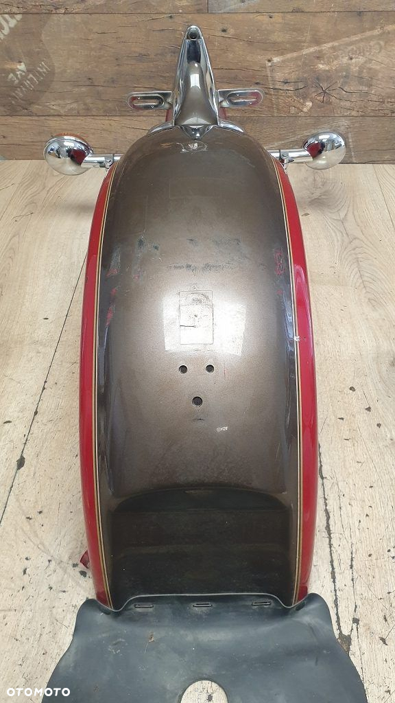 Błotnik tył lampa listwa chrom kierunkowskazy Yamaha XVS650 Drag Star Classic - 3