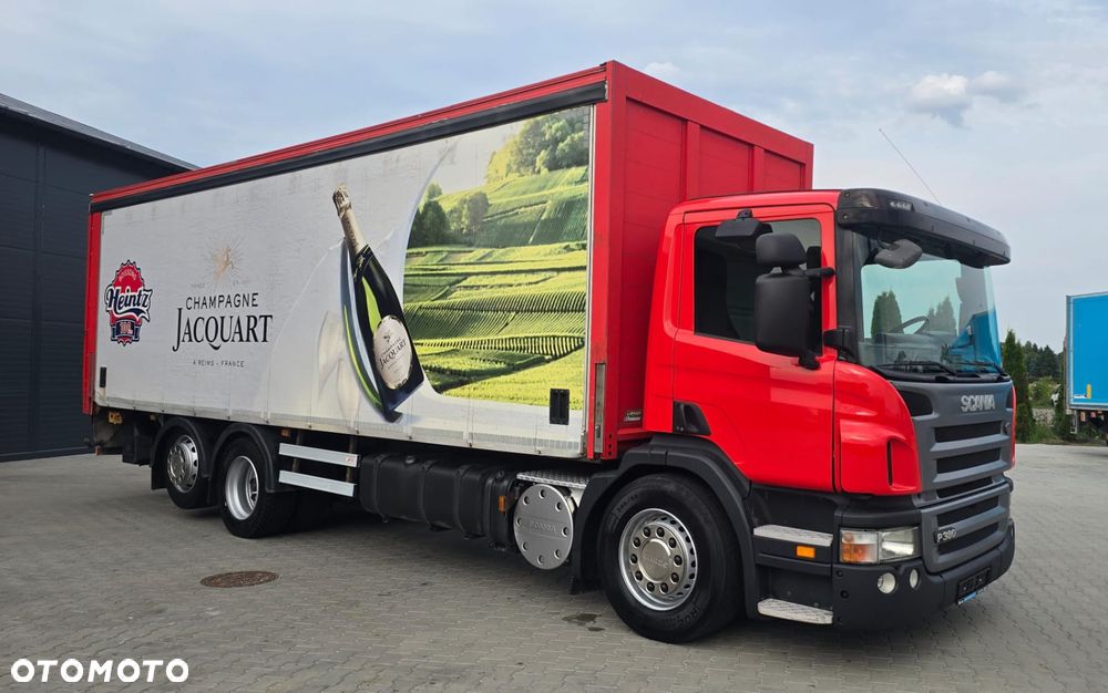 Scania P380 6x2 Euro 5 bez EGR! full air napojówka kurierka 20 palet otwierane boki rama do zabudowy! - 16