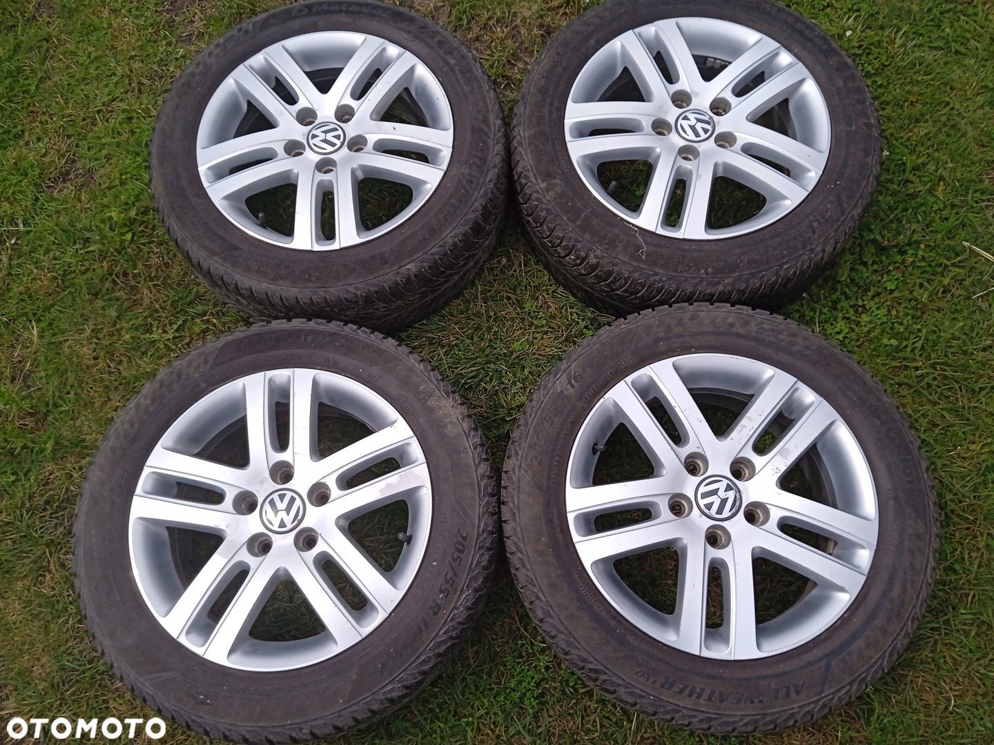 Felgi aluminiowe 5x112 Golf 5 6 Skoda Octavia SuperB Opony całoroczne et50 - 1
