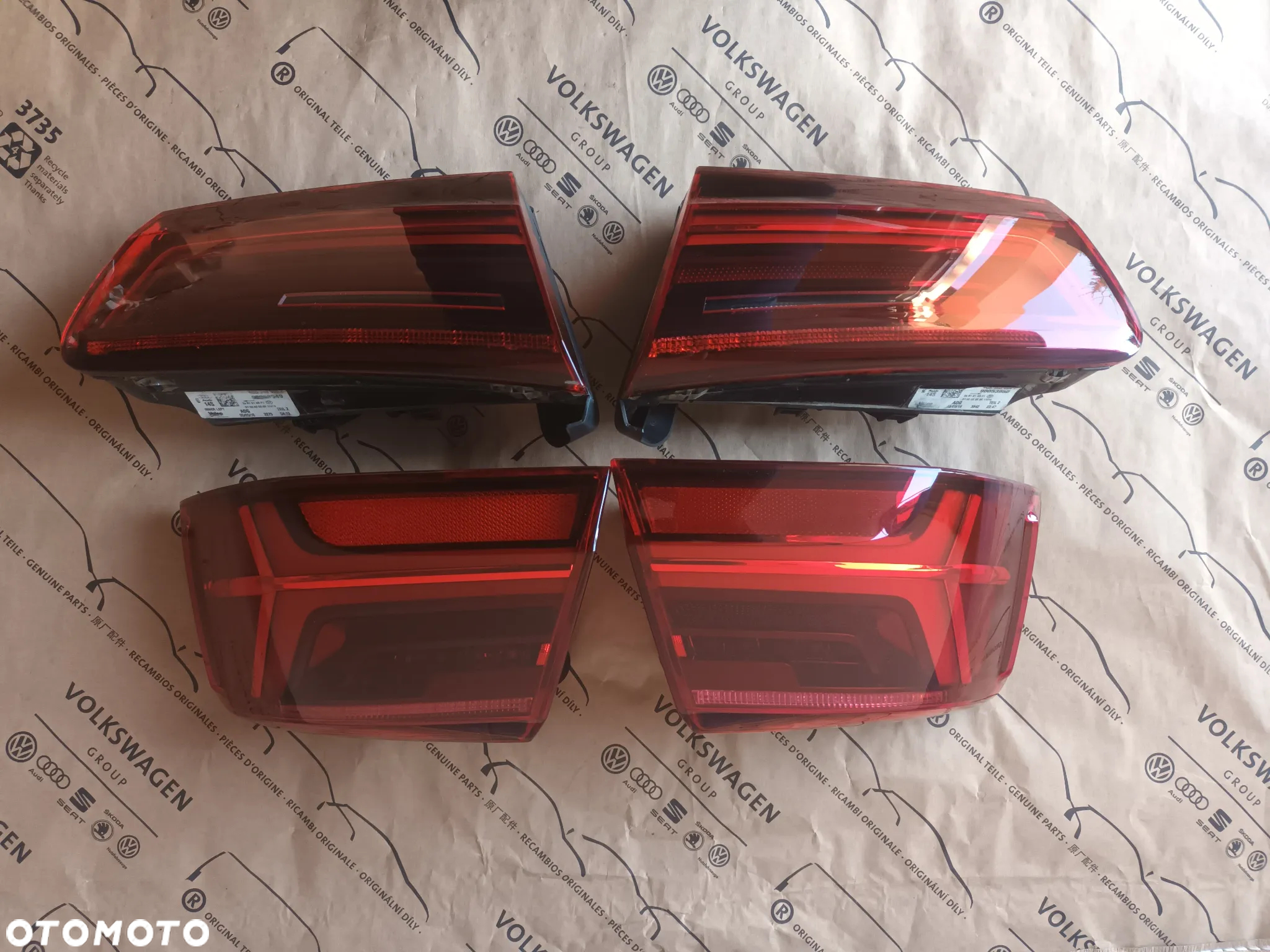AUDI A6 C7 4G lift Komplet lamp tył LED MATRX dynamiczny kierunkowskaz 28km - 6