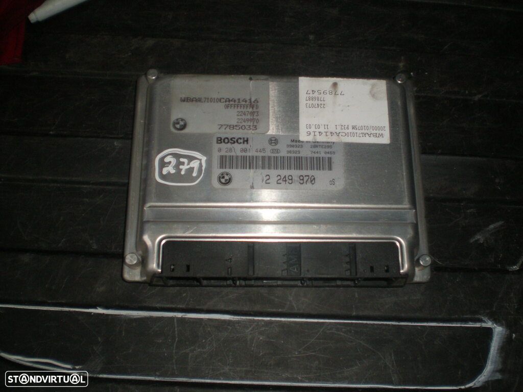 Centralina 0281001445 2249970 BMW E46 2003 320D BOSCH - 1