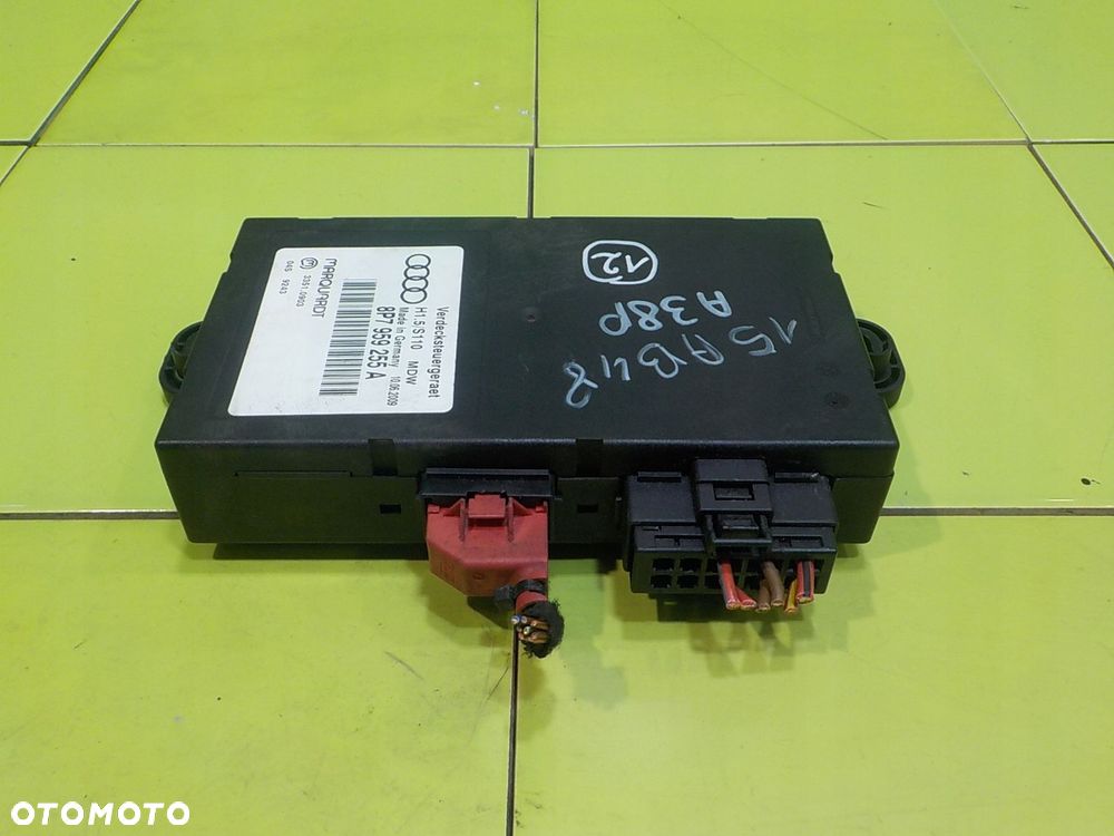 AUDI A3 8P II LIFT 09r CABRIO 2D sterownik dachu 8P7959255A - 1