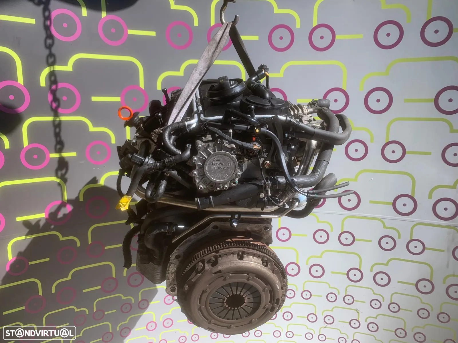 Motor VW GOLF V (1K) 2.0 TDi 140 cv de 2005 Ref - BKD  NO-20360 - 4