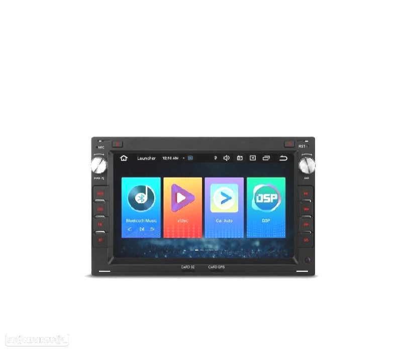 AUTO RÁDIO GPS ANDROID 12 VOLKSWAGEN VW SKODA SEAT - 1