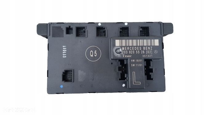 MERCEDES W203 MODUŁ DRZWI LEWY PRZÓD 2038205526 - 1