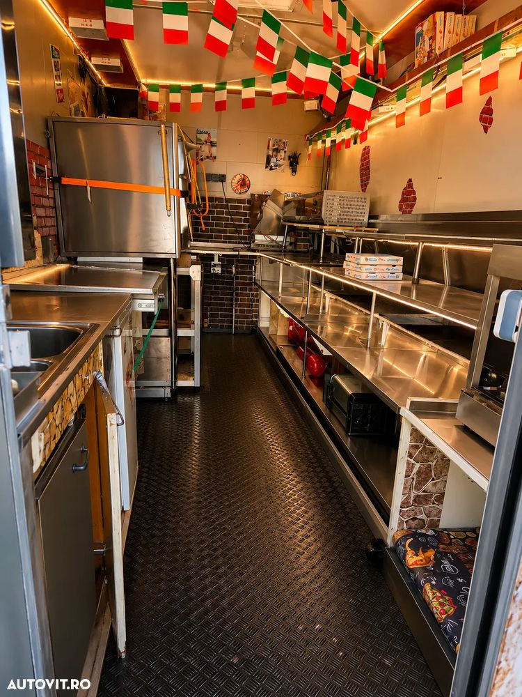 Wellmeyer Food Truck Pizza profesional – complet utilat – 800-1000 pizza/zi - 8