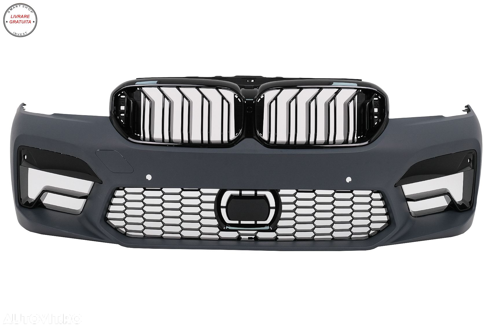 Pachet Exterior Complet BMW Seria 5 F10 (2010-2017) Conversie la G30 LCI M5 Design- livrare gratuita - 2