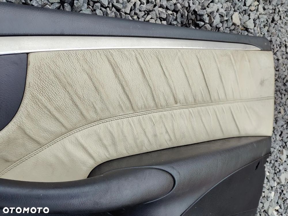 MERCEDES W209 CLK CABRIO BOCZEK TAPICERKA PRAWY PRZÓD PRZEDNI SKÓRA - 9