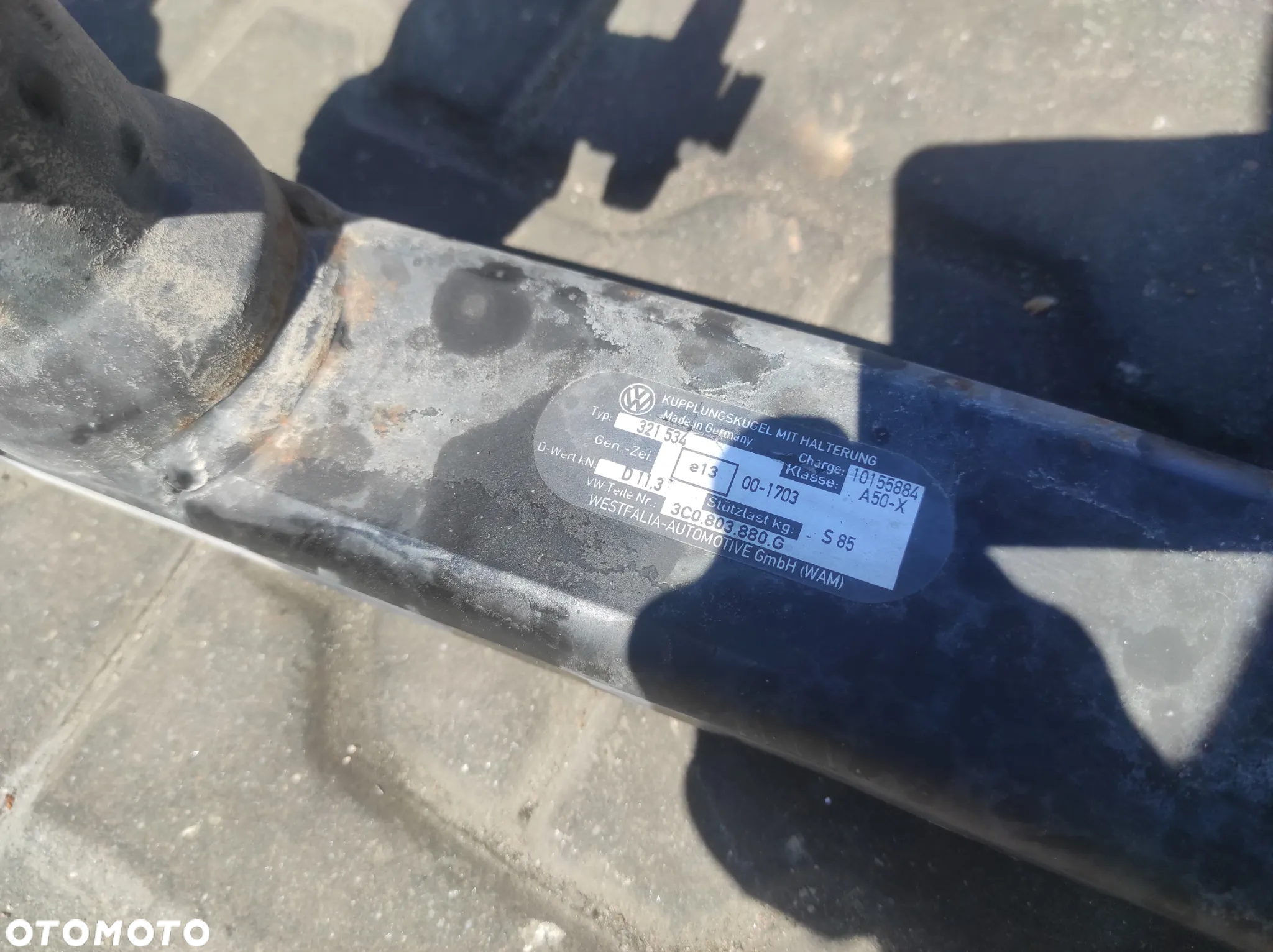 HAK HOLOWNICZY VW PASSAT B6 KOMBI Z MODUŁEM KULA ODPINANY KLUCZYK WESTFALIA KOMPLETNY Z WYSYŁKA !!! - 5