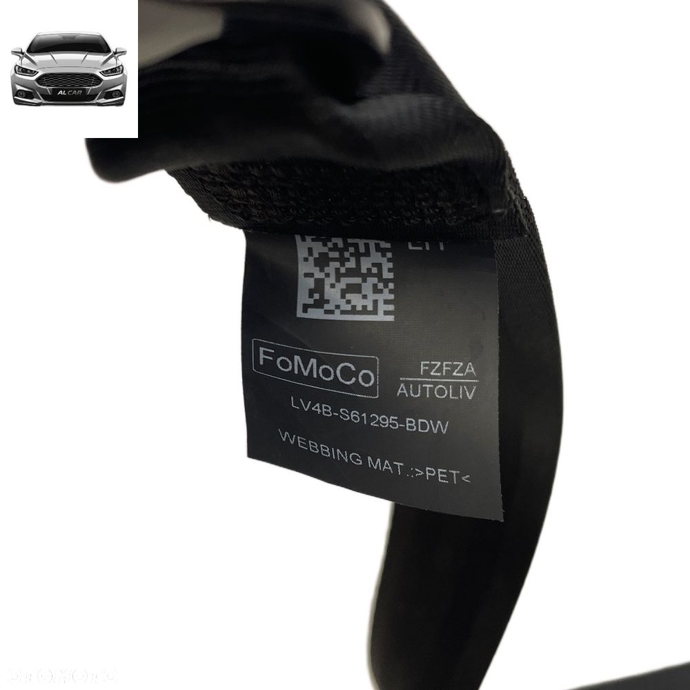 PAS BEZPIECZEŃSTWA LEWY PRZÓD FORD KUGA MK3 LV4B-S61295-BDW - 2