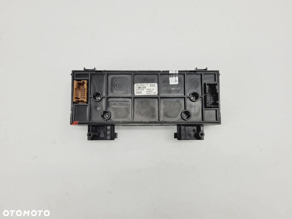 PANEL KLIMATYZACJI KLIMATRONIC NAWIEWU PEUGEOT PARTNER CITROEN BERLINGO III 2008-2018 CZĘŚCI - 5