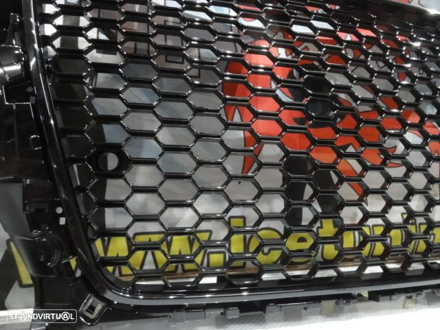 Grelha frontal audi a3 8V 12-16 HATCHBACK / LIMOUSINE / CABRIO, RS3 LOOK preto brilhante - 9
