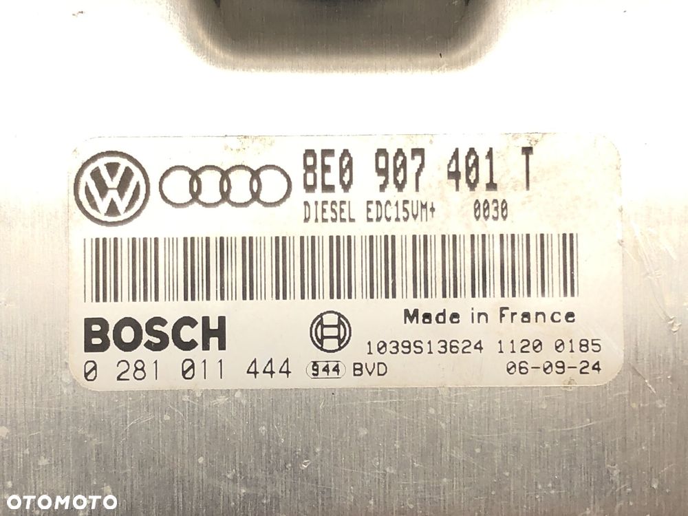 KOMPUTER SILNIKA - 52.00 PLN - SKODA SUPERB I (3U4) 2001 - 2008 2.5 TDI 120 kW [163 KM] olej - 4