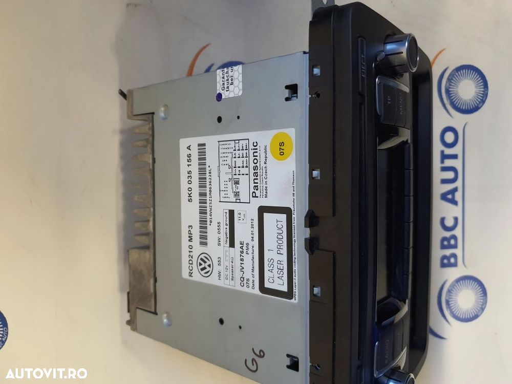 RADIO CD VW GOLF 6 - 2