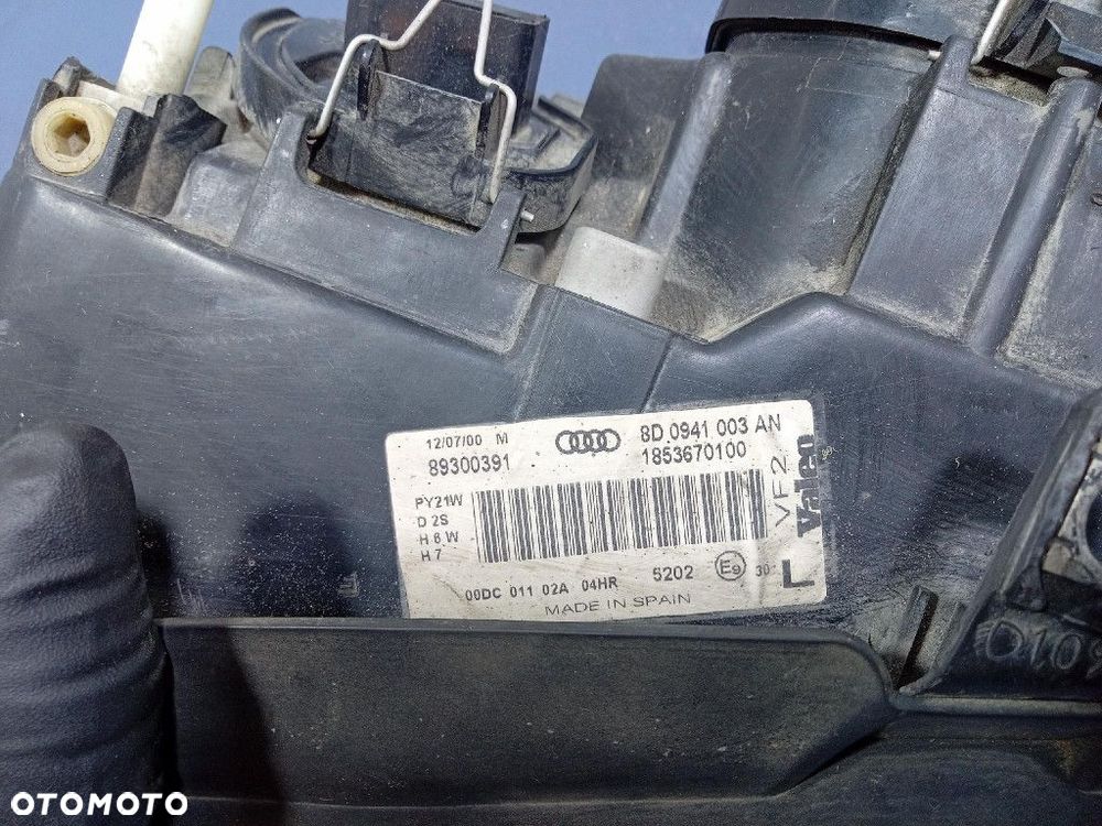 AUDI A4 B5 LIFT REFLEKTOR LEWY LAMPA XENON EU 8D0941003AN - 7