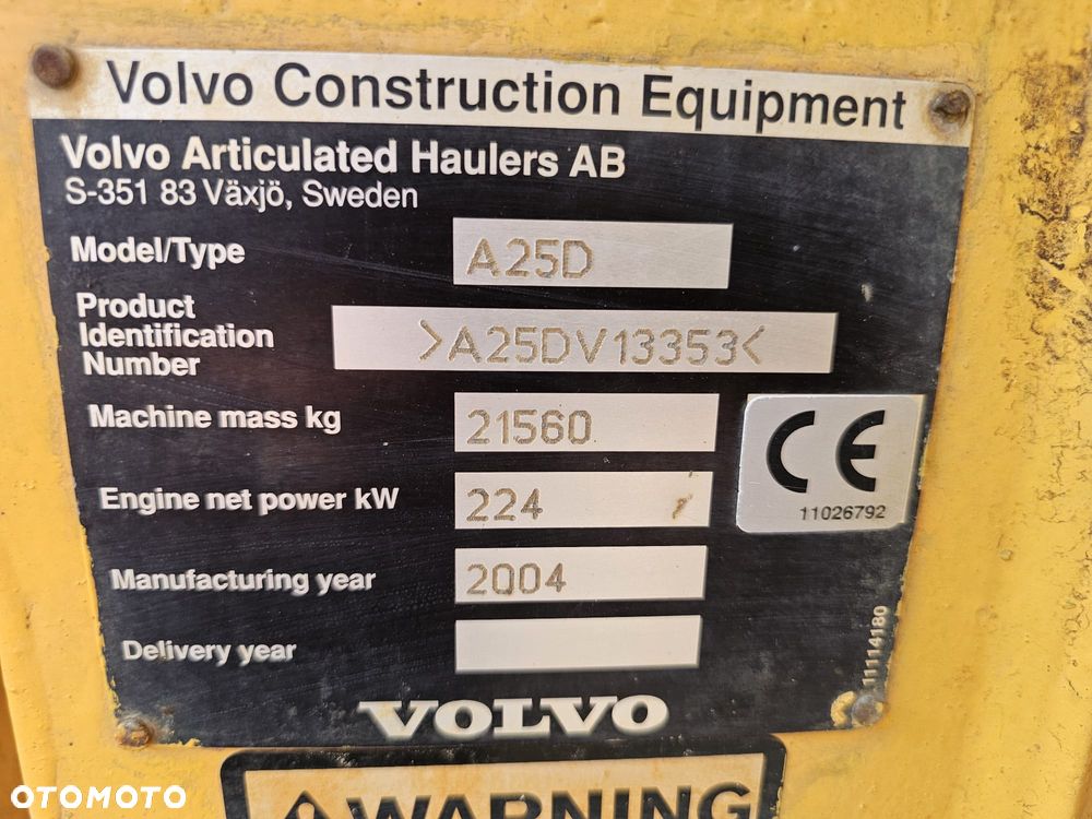 Volvo A25D / A25 A30 A35 - 18