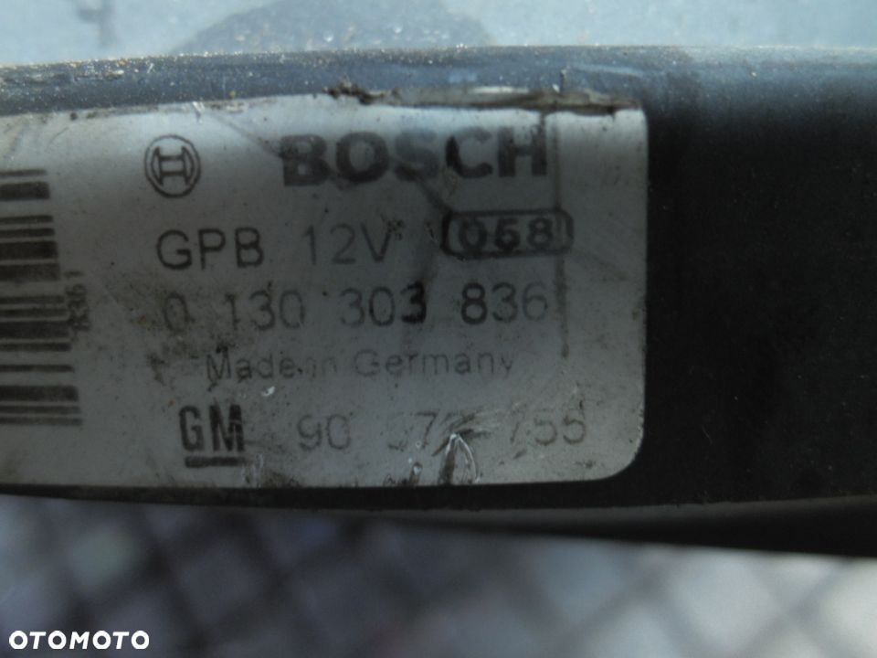 OPEL ASTRA G II 1.7CDTI WENTYLATOR CHŁODNICY 90572755 0130303836 BOSCH ZAFIRA A 2.0DTI - 2