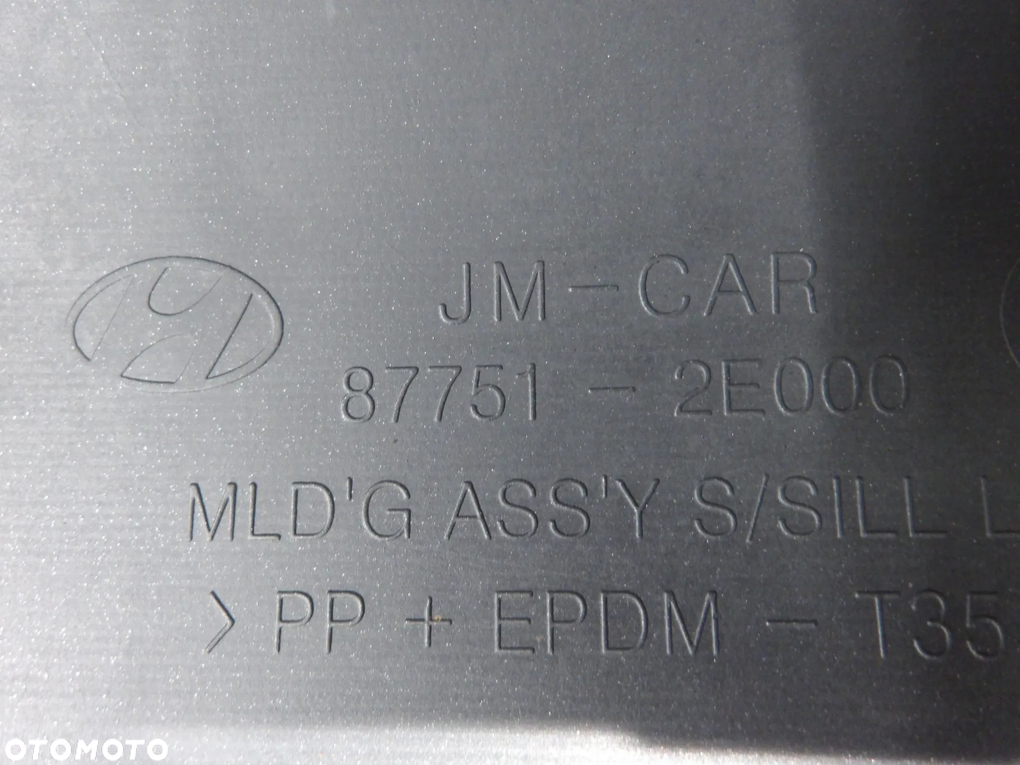HYUNDAI TUCSON I 04-10 LISTWA NAKŁADKA PROGOWA PRAWA LEWA 87751-2E000 - 5