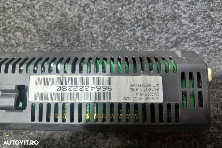 Display bord 9664222280 28120721 Fiat Scudo 2 [2007 - 2016] Minivan 2 - 4