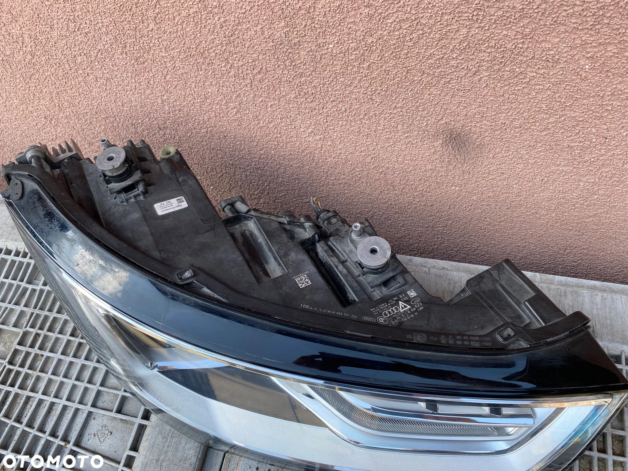 lampa audi a1 8X lift bi xenon led prawa eu kompletna - 2