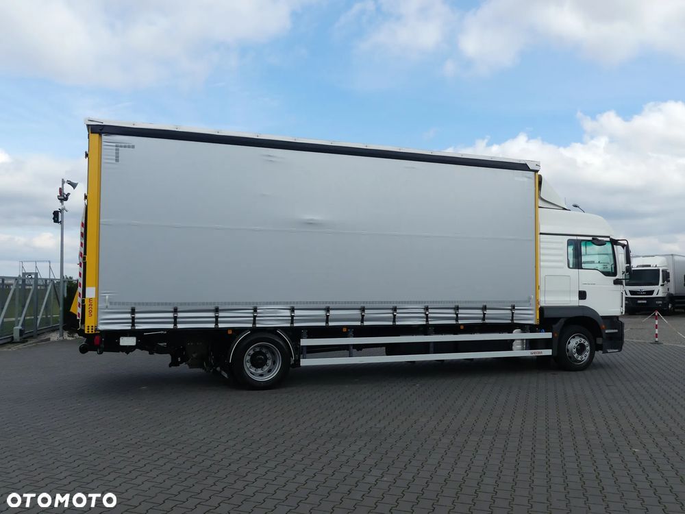MAN TGM 18.340 / FIRANKA 7.70 + WINDA / ZSUWANY DACH / EURO 6 / - 8