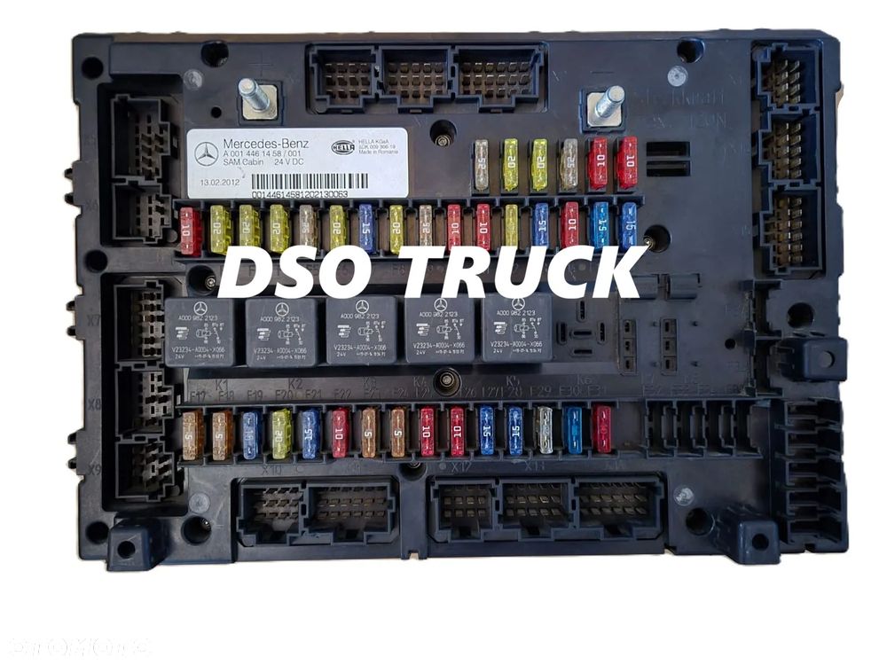 A0014461458 A0014461558 Skrzynka Tablica Modul Plyta bezpiecznikow MERCEDES MP4 - 2