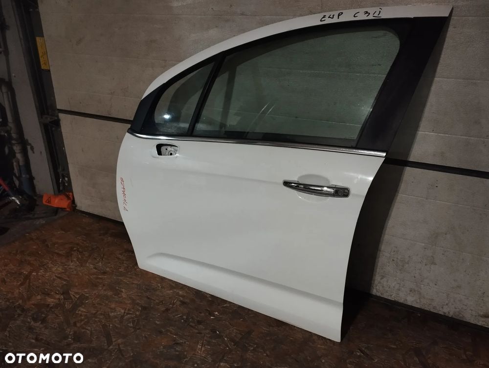 DRZWI PRZÓD LEWE KOMPLETNE CITROEN C3 II 2010- ROK KOD LAKIERU: EWP - 2