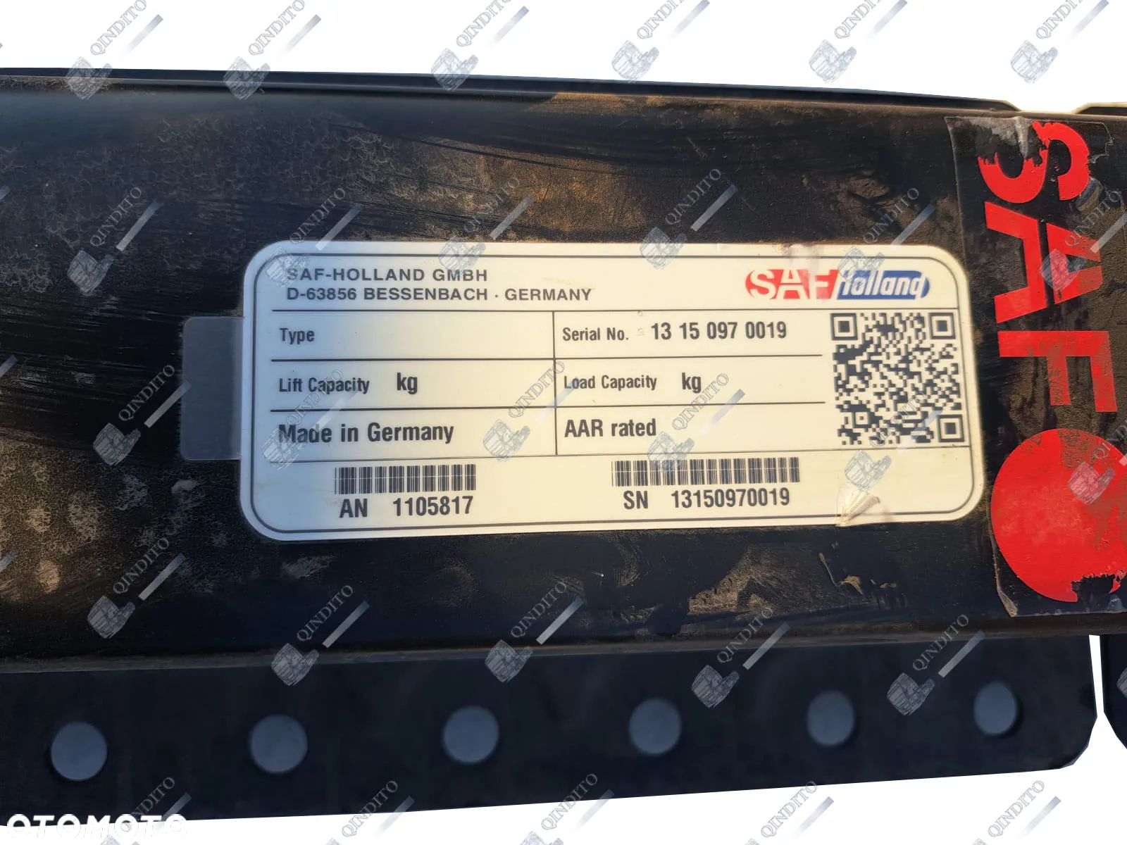 NOWA ŁAPA PODPORA STOPA NOGA NACZEPY SAF 63CM - 2