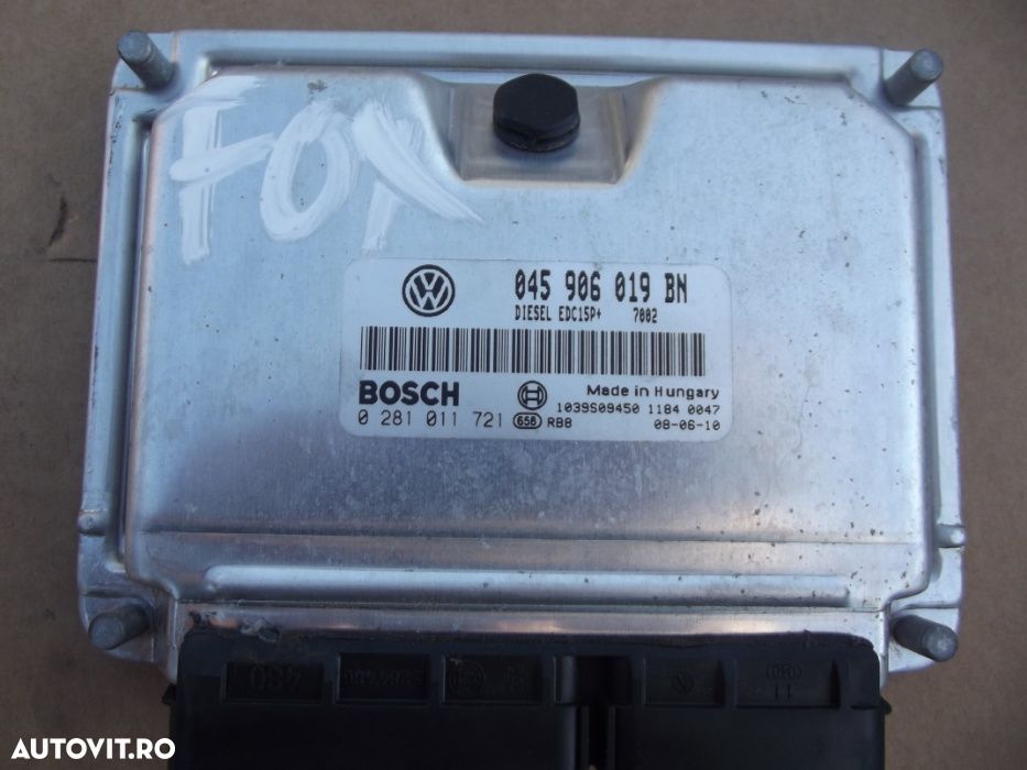 Calculator motor VW Fox ECU Polo 9N Skoda Fabia Seat Ibiza dezmembrez - 1