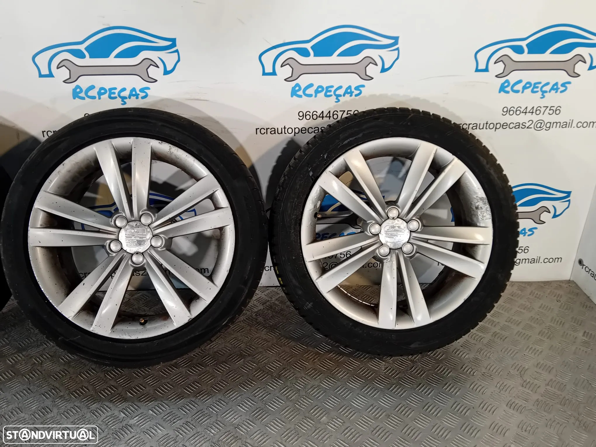 .Jantes 17 Originais Seat Leon FR SPORT 1M 7J ET38 1M0601025P - 7
