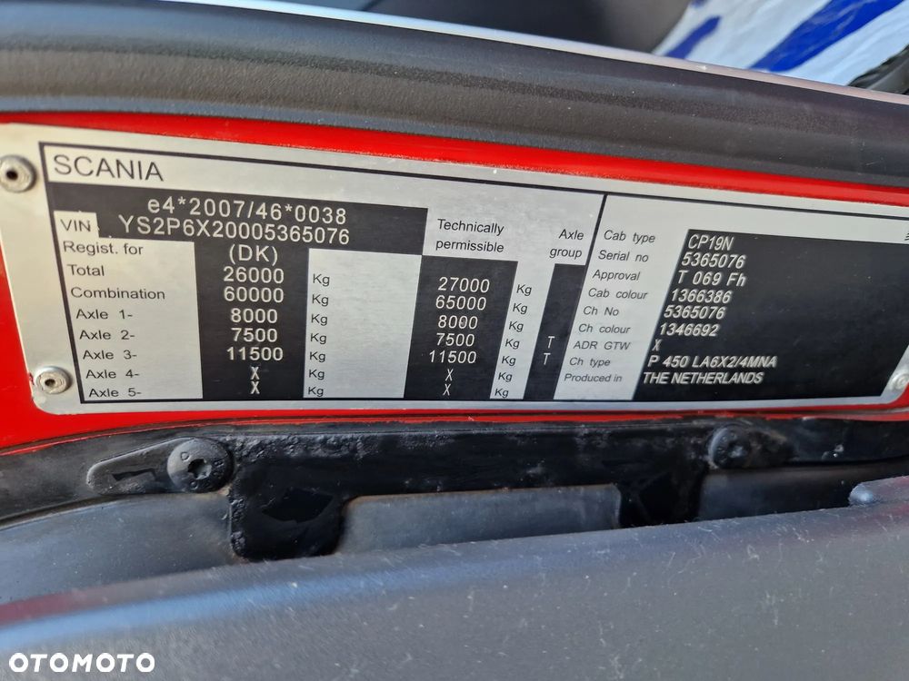 Scania 450 BEZ EGR PUSHER 6X2/4 /65 TON/ Automat Retarder /JVG Gliwice - 18