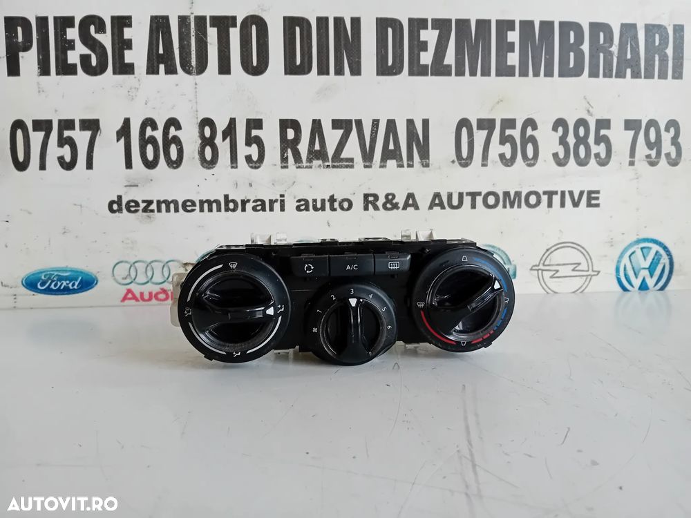 Panou Modul Comenzi Clima AC Peugeot 208 An 2012-2021 Motor BH02 - 1