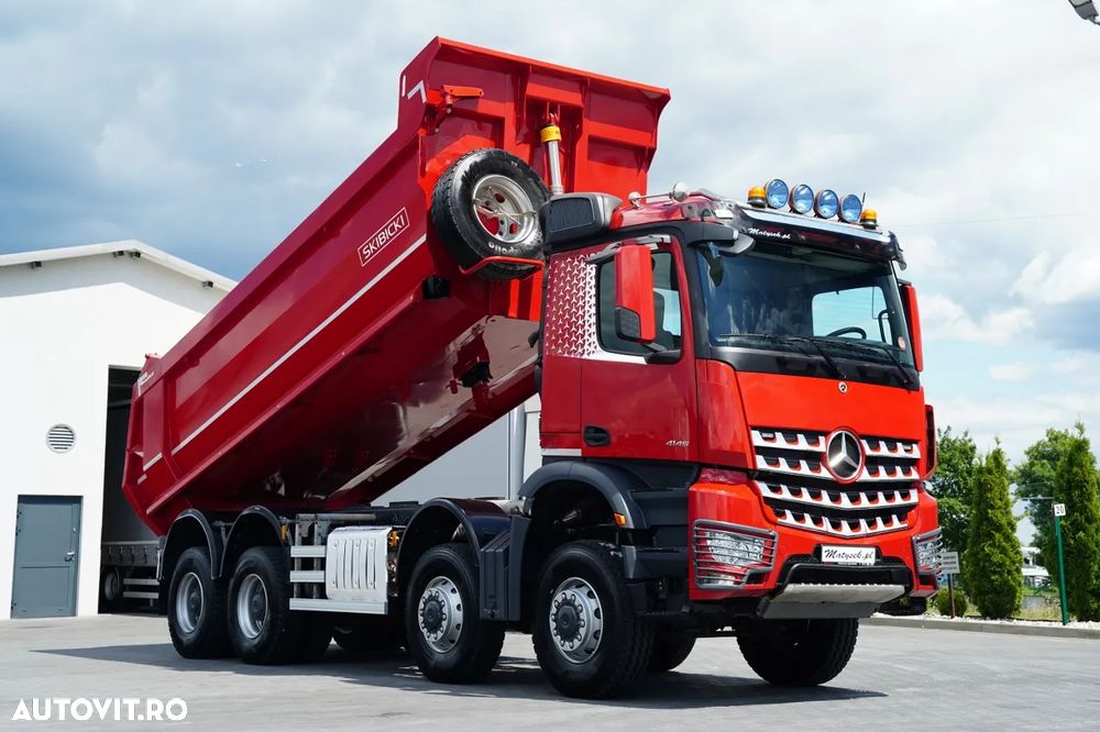 Mercedes-Benz AROCS 4145 / 8x8 / BASCULATOR SPATE / SKIBICKI / EURO 6 - 2